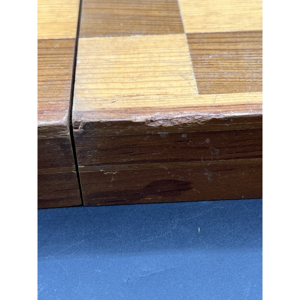VTG Hand Carved MEXICAN TARASCAN Bone Wood Chess Set w Storage Board Carry Case - Picture 4 of 12